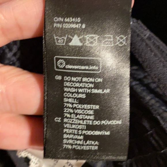 Divided Dark Blue-form fitting jumpsuit-size 6 - Picture 8 of 8